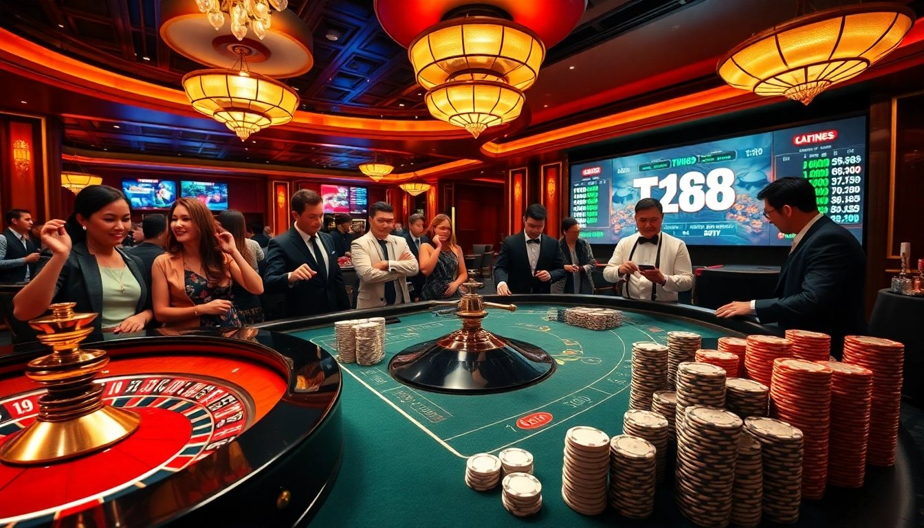 Experience the thrill of winning at the roulette table at https://tg88.mba/, where high stakes and vibrant atmosphere collide.